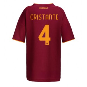 AS Roma Bryan Cristante #4 Jalkapallovaatteet Naisten Kotipaita 2025-26 Lyhythihainen